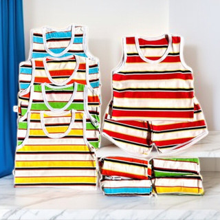 Combo 5 bộ ba lỗ cho bé trai , bé gái 7-18kg