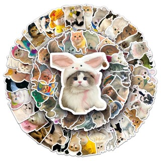 Sticker cún cưng mèo cưng siêu dễ thương