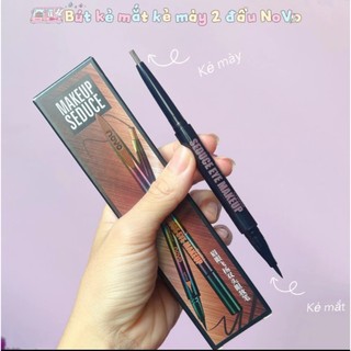 Bút kẻ mày 2in1 novo makeup seduce