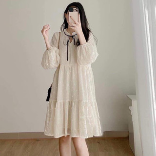 Váy kim sa nơ cổ