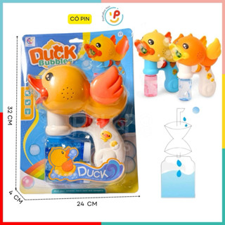  Máy thổi bong bóng Súng xà bông Cá Heo Angry Bird Khủng Long Vịt Doremon kèm xà bông PeeKaPaw Toys 