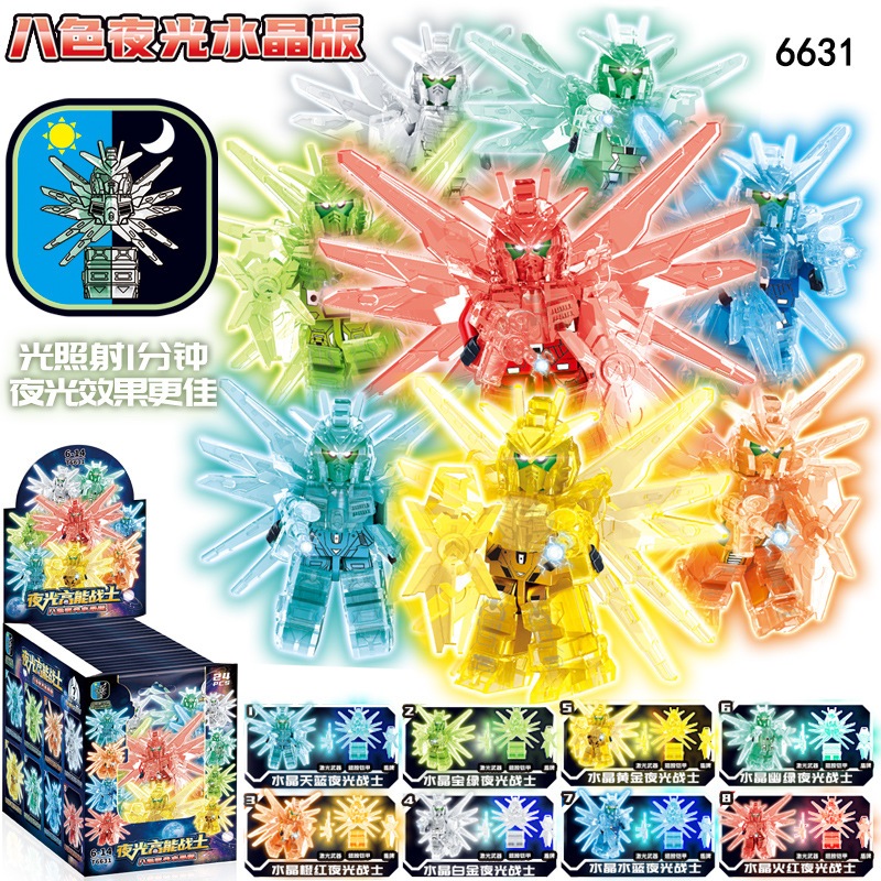 Đồ chơi lắp ráp logo Robot người máy gundam mini mech GI T6631 đóng bọc kín ngẫu nhiên xếp mô hình minifigures