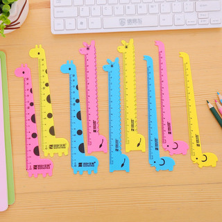 Thước kẻ học sinh 15cm hình con hươu dễ thương