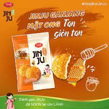 Bánh gạo jinju mật ong bánh gạo bánh jinju richy mật ong
