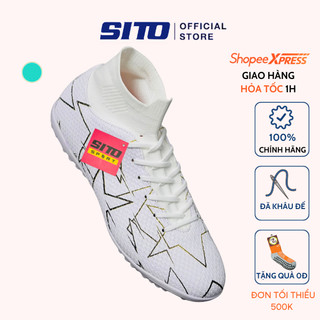 Giày bóng đá SITO Star Trắng cao cổ cỏ nhân tạo thể thao nam chính hãng - ST012
