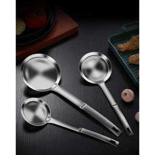 Vợt Vớt Bọt Lổ Nhỏ Mịn INOX 304 HÀNG CAO CẤP LOẠI DÀY, Vá Lọc Dầu Rây Bột, Vợt Rây Cháo Em Bé, Rây Lưới Lọc Sữa Đậu Nành