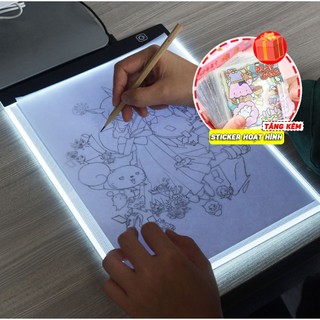 Bảng Vẽ Đèn LED Hắt Sáng 3 Cấp Độ Khổ A3 A4 A5  Cao Cấp DOKEY99