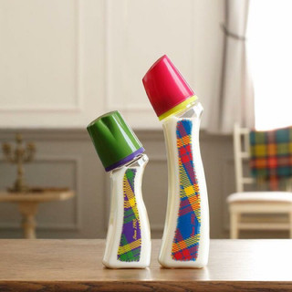  Bình sữa Betta  Bétta  cổ hẹp 120ml - Caro xanh 