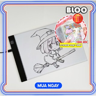 Bảng hắt sáng led a4 điều chỉnh 3 cấp độ ánh sáng, đèn đọc phim xquang, light pad vẽ size a4 a5 bloo16