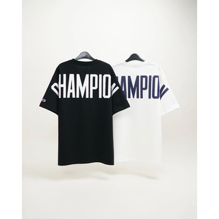 Áo Thun Champio Vải Cotton Cao Cấp Áo Thun Nam Nữ Phong Cách Hàn Quốc