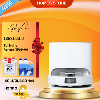 Robot hút bụi lau nhà ecovacs deebot t10 plus - bản quốc tế - bh 24 tháng - trợ lý ảo yiko - tự động xả rác