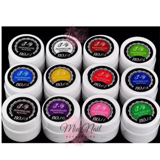 Set gel vẽ móng tạo loang 12 màu lên màu chuẩn đẹp 🌈💞 - Miu Nail