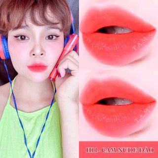 Son tam màu cam nude đào full size