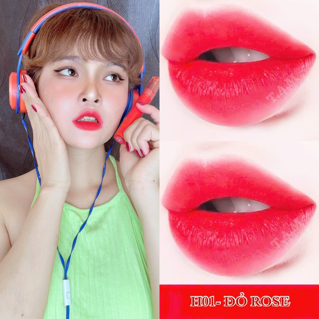 [H01 Đỏ Rose] Son TAM Màu Đỏ Rose (Đỏ Hồng)  Full Size
