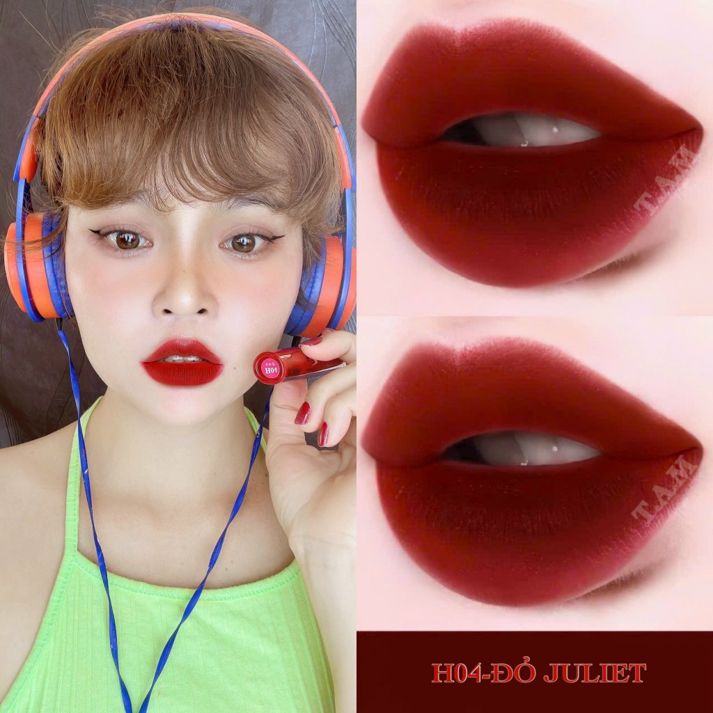 [H04 ĐỎ JULIET] Son TAM Màu ĐỎ JULIET Full Size