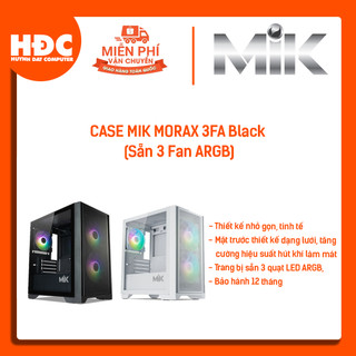 Case mik morax 3fa black/white - hàng chính hãng