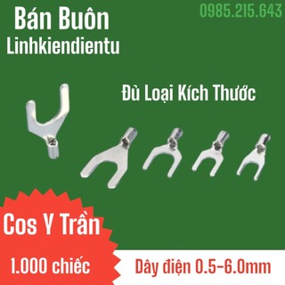 Cos y trần, đầu cos chữ y, cos chẻ, cos càng cua [ 1.000 chiếc ]