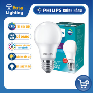Bóng đèn LED Bulb PHILIPS Essential E27 - Tiết kiệm điện, Ánh sáng chất lượng cao - Hàng Chính Hãng