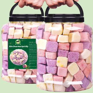 Sữa Chua Sấy Thăng Hoa Shin Food Túi 100g, Sữa Chua Sấy Lạnh Mix Vị Hoa Quả Thơm Ngon