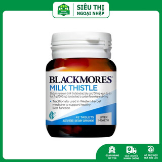 Viên uống blackmores milk thistle 42 viên - hỗ trợ phục hồi - bảo vệ gan