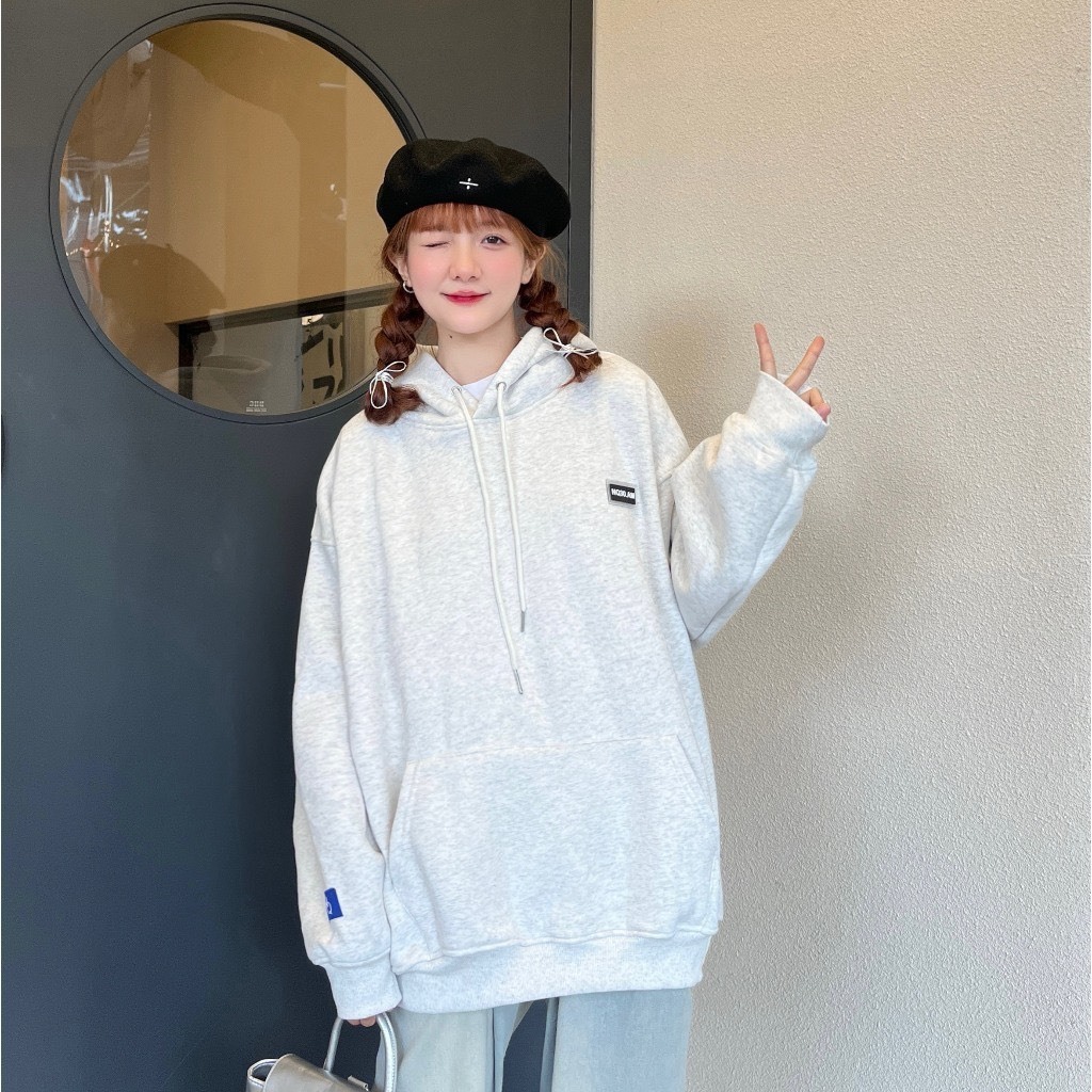 Áo Hoodie  In Logo NQ30AM Unisex Form Rộng Chất Nỉ Bông Cao Cấp Nam Nữ Unisex | BigBuy360 - bigbuy360.vn