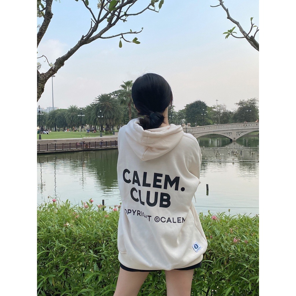 Áo hoodie chui Đầu chữ CALEM form rộng nam nữ chất nỉ cao cấp. | BigBuy360 - bigbuy360.vn