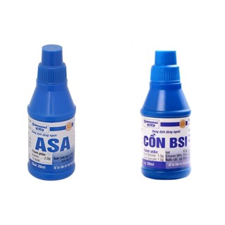 Dung dịch dùng ngoài cồn bsi, asa - hdpharma - chai 20ml