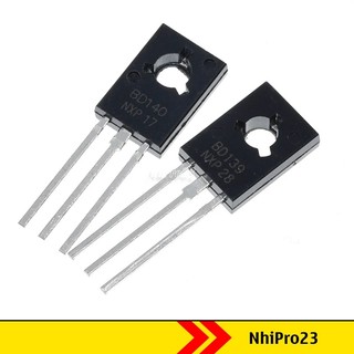 Ic transistor bd139 bd140 npn pnp 80v 1.5a to-126