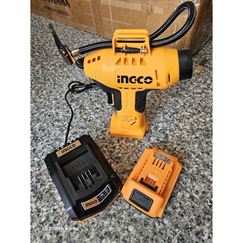Máy bơm hơi INGCO 20V dùng pin