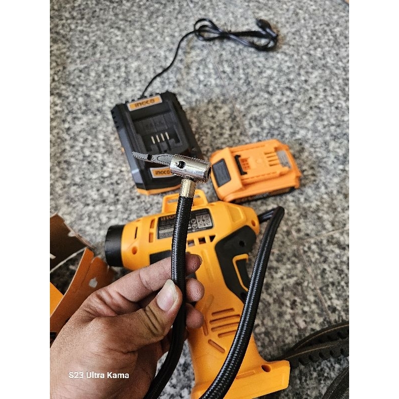 Máy bơm hơi INGCO 20V dùng pin