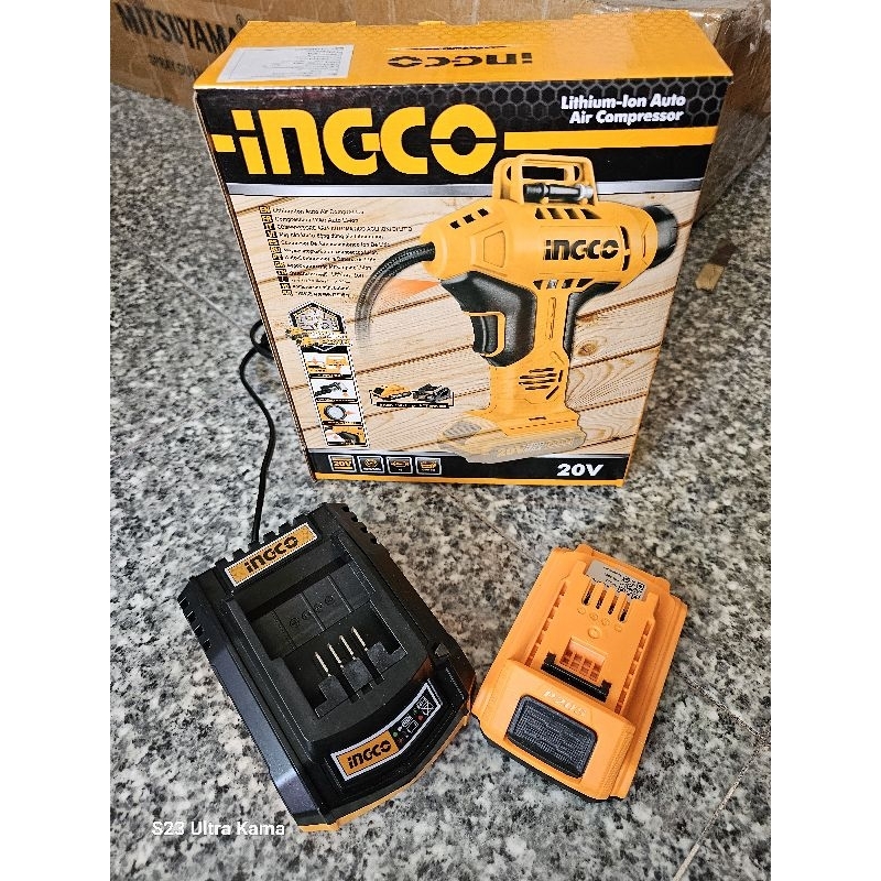 Máy bơm hơi INGCO 20V dùng pin