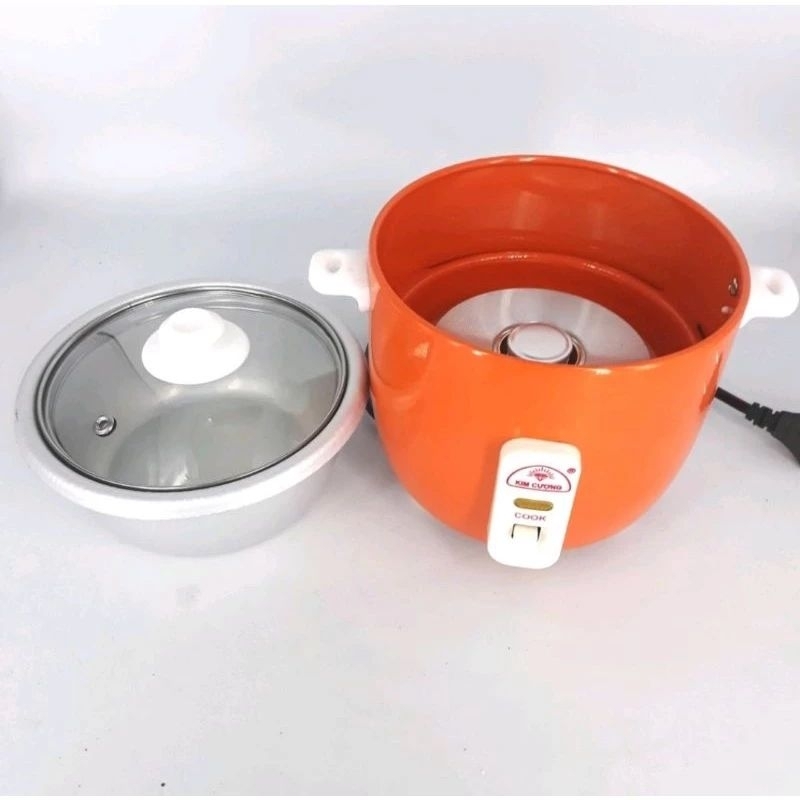 Nồi Cơm Điện Mini Kim Cương 0.3L  Long Chống Dính ( Bảo hành 12 tháng)