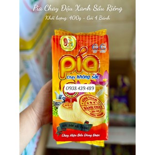 Bánh pía chay đậu sầu riêng hải sơn 400g, bánh pía không trứng hải sơn