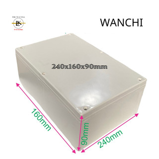 Hộp nhựa abs màu trắng 240x160x90mm wanchi - điện tử lk shop