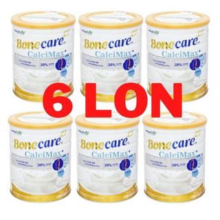 Combo 6 lon Sữa bột Wincofood Bonecare CalciMax+ hương vani