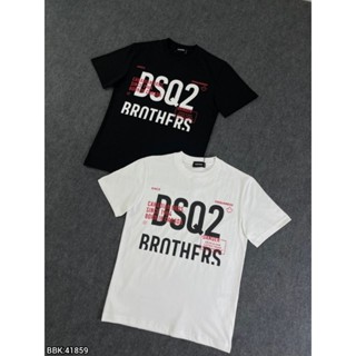Áo Thun Nam Nữ in chữ DSQ brother form dáng Unisex Áo Phông chữ nhỏ full áo chất liệu cotton Hót 2024