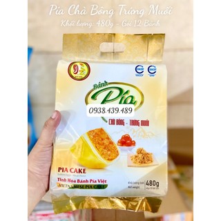 Bánh pía chà bông trứng muối Hải Sơn 480G, bánh pía mini sóc trăng