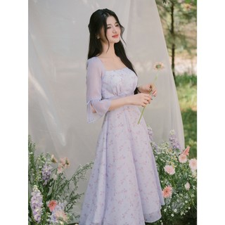 TIELA Đầm váy hoa tay lỡ - Caroline Dress