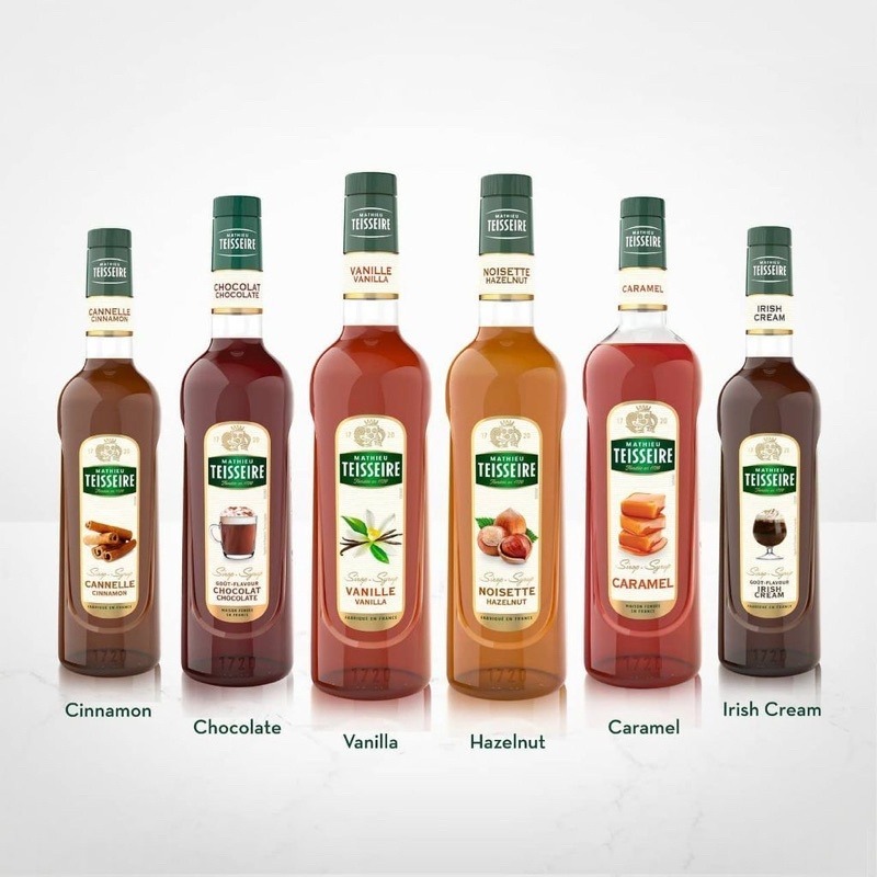 Syrup Teisseire chai 700ml (Nhiều mùi)