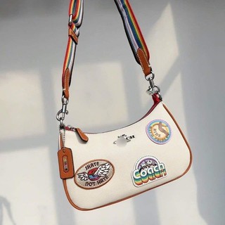 Túi Coac*h Teri Shoulder Bag With Patches