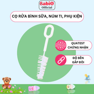 Cọ rửa bình sữa, cọ cước làm sạch núm ty, bình đựng sữa cho bé chính hãng babi1