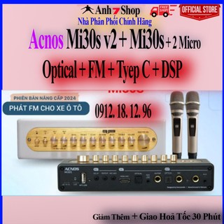 [ Update phần mềm ] [ Acnos Mi30S V2 Ver 2024 ] Vang Số Chỉnh Cơ Acnos Mi30S Ver2024 - Hàng Chính Hãng