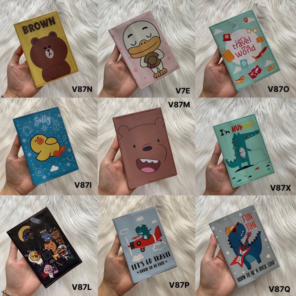 Vỏ Bọc Hộ Chiếu Ví Đựng Passport Cover Nhóm 4