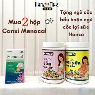 Canxi cho bà bầu, Menacal, Vitamin d3k2, DHA, Giúp bổ sung các loại vitamin, từ tảo biển cho bà bầu
