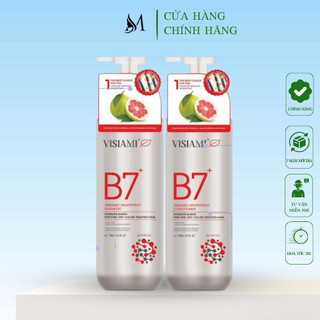 Cặp Dầu gội Biotin Collagen b7 chiết xuất từ Bưởi đỏ