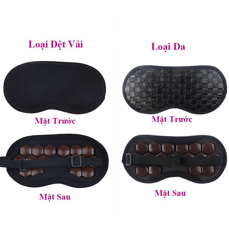 Gối đá nóng giúp giảm đau đầu,đau vai gáy và mất ngủ - Tặng 1 mặt nạ mắt đá Germanium hàng xịn