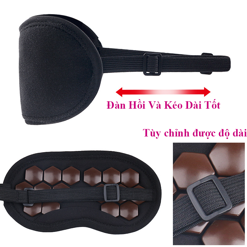 Gối đá nóng giúp giảm đau đầu,đau vai gáy và mất ngủ - Tặng 1 mặt nạ mắt đá Germanium hàng xịn