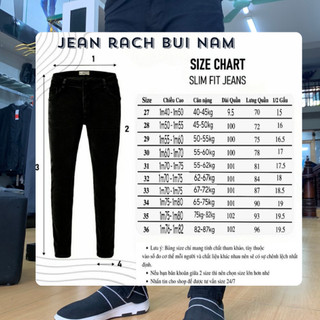 Quần jean nam rách gối phá cách