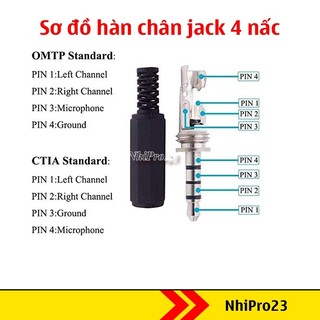 Jack audio cái 3.5mm hàn pcb