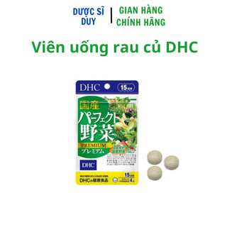 Viên uống rau củ dhc chứa 32 loại rau củ - giảm táo bón, giảm nóng trong